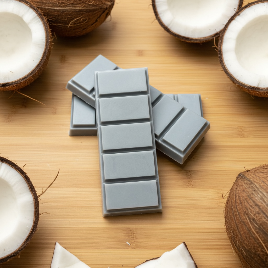 Black Coconut Wax Melt Snap Bar