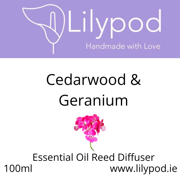 Cedarwood & Geranium Essential Oil Diffusers