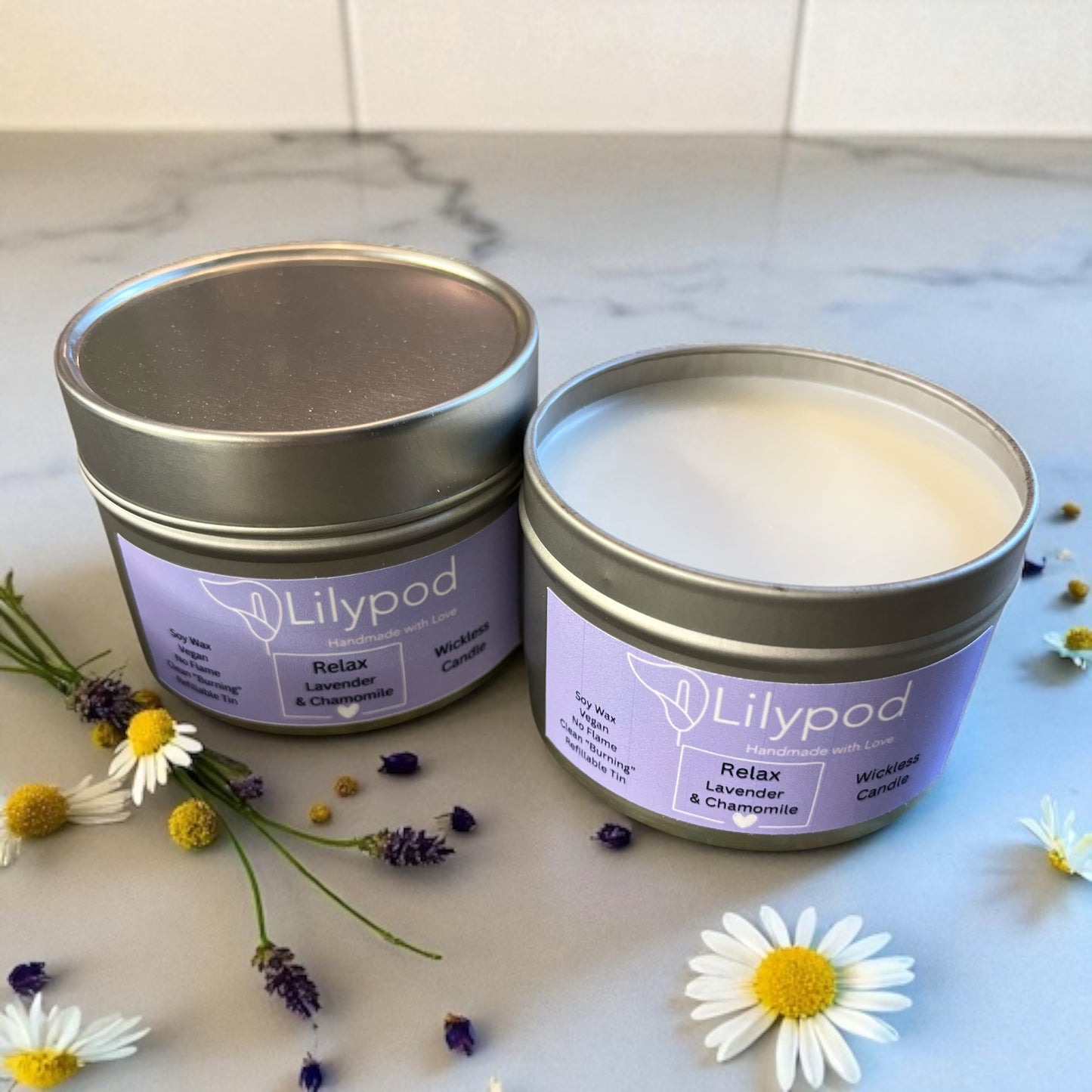 Wickless Candles