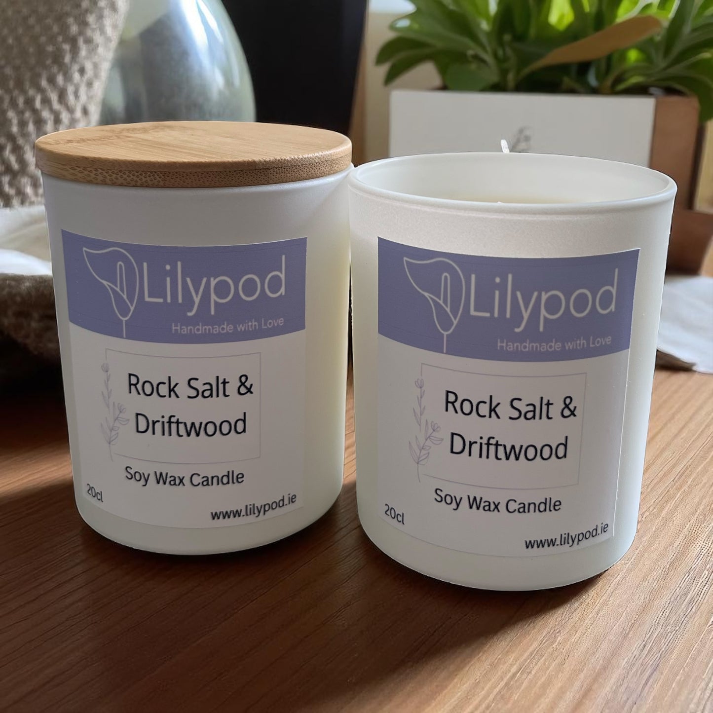 Rock Salt & Driftwood Soy Candle
