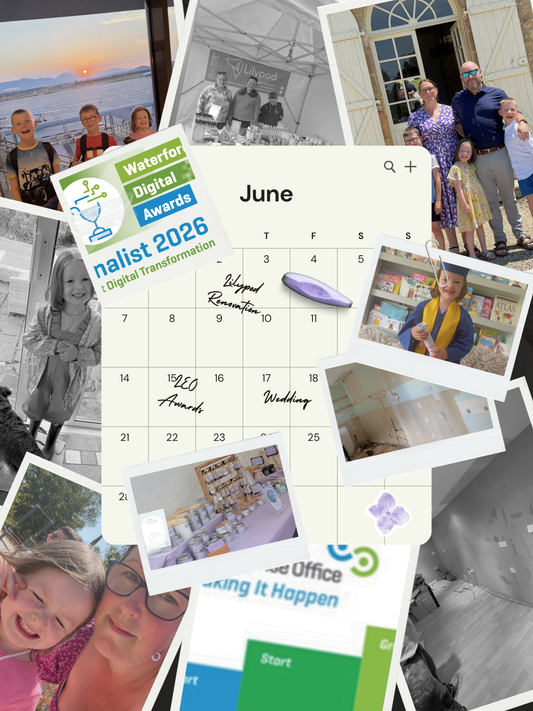 June recap from Lilypod: Family Milestones, Summer Adventures & Behind the Scenes of a Handmade Irish Business