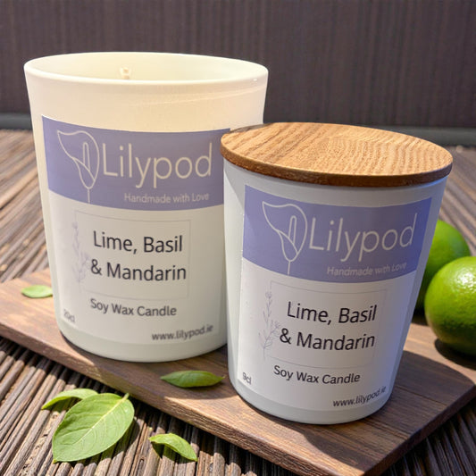 Lime, Basil & Mandarin Soy Candle
