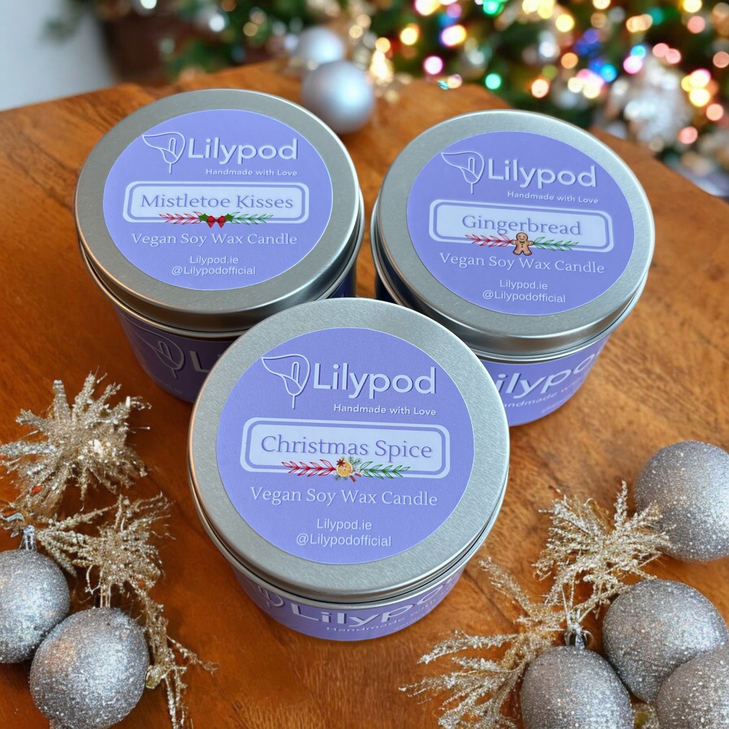 #christmasgift #soycandle #vegangifts #giftset #lilypodofficial #lilypod #handmadewithlove #handmadeinwaterford #handmadeinireland #naturalingredients #giftideas #womanowned #smallbatch #notonamazon #naturalproducts #waterfordbusiness