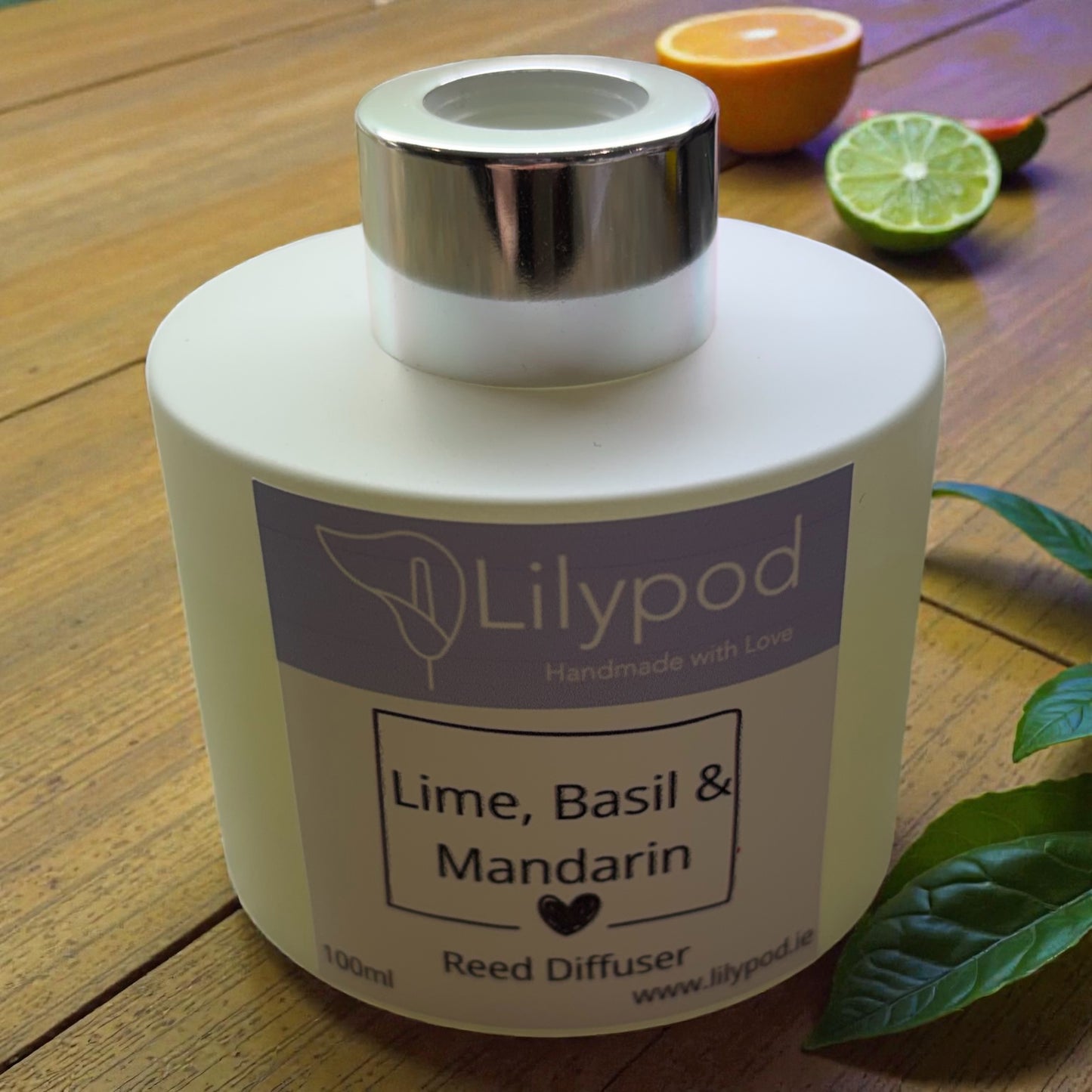 Lime, Basil & Mandarin Luxury Reed Diffuser