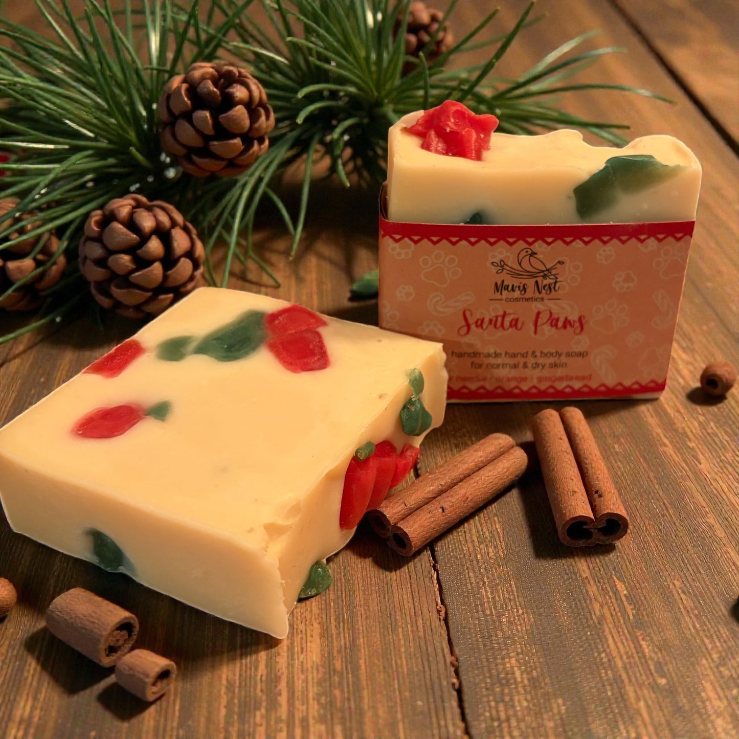 Santa Paws - Pine Needles, Orange & Gingerbread