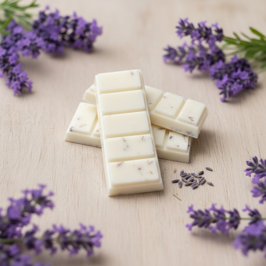 Pure Lavender Wax Melt Snap Bar with Botanicals