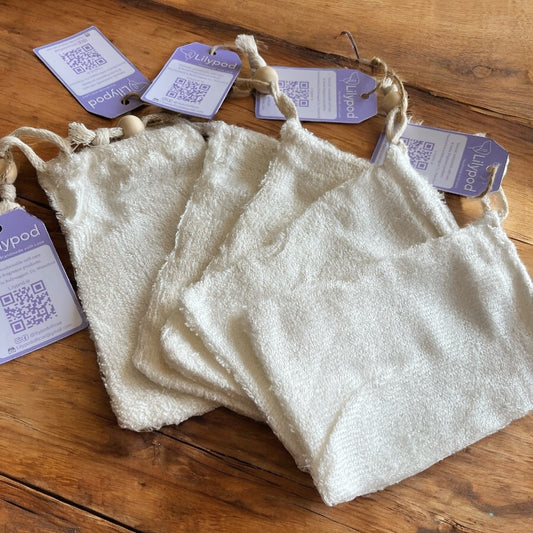 Natural Woven Soap Bag - Bamboo