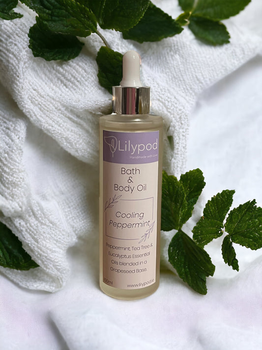 Cooling Peppermint Bath & Body Oil