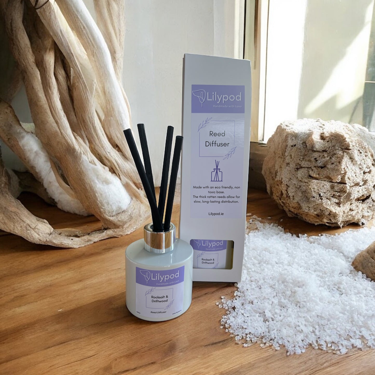 Rock Salt & Driftwood Luxury Reed Diffuser