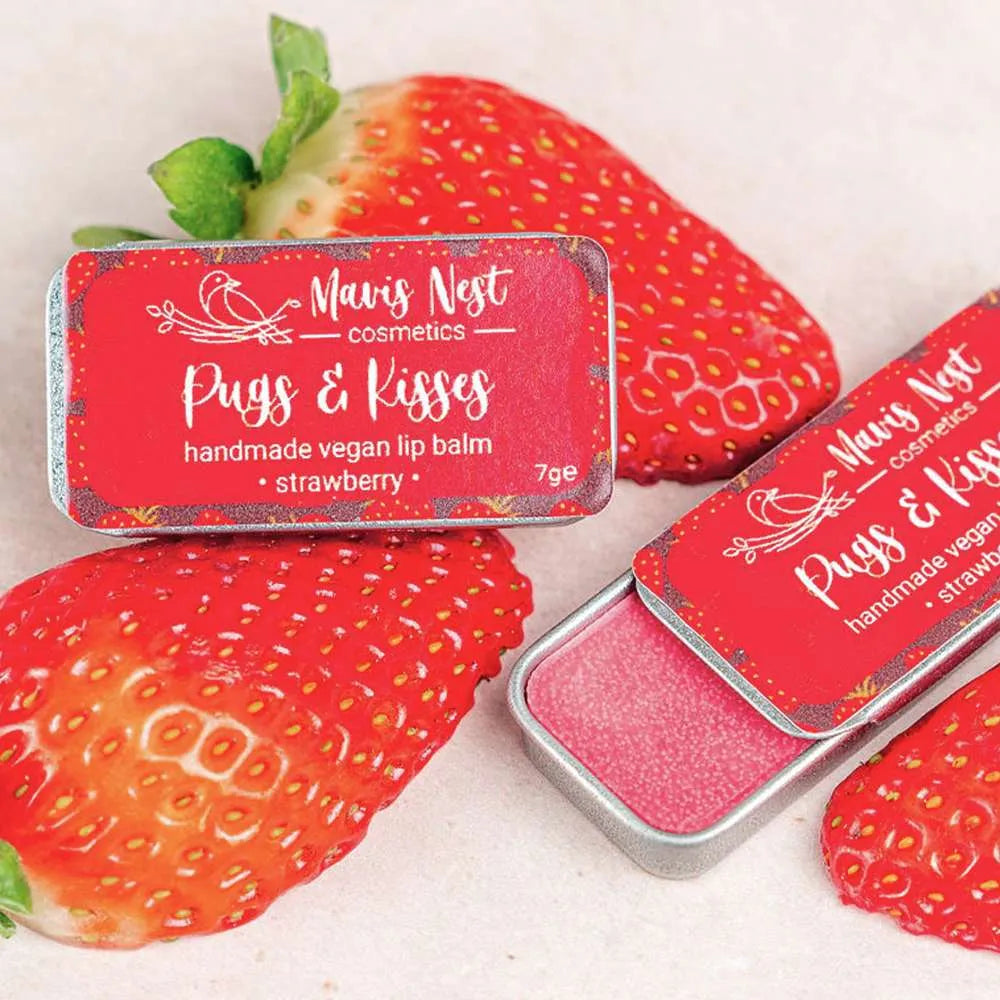 Pugs & Kisses - Strawberry Lip Balm