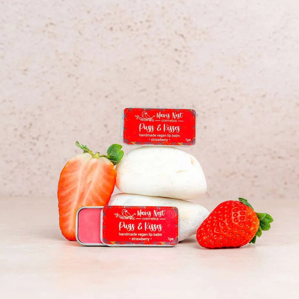 Pugs & Kisses - Strawberry Lip Balm