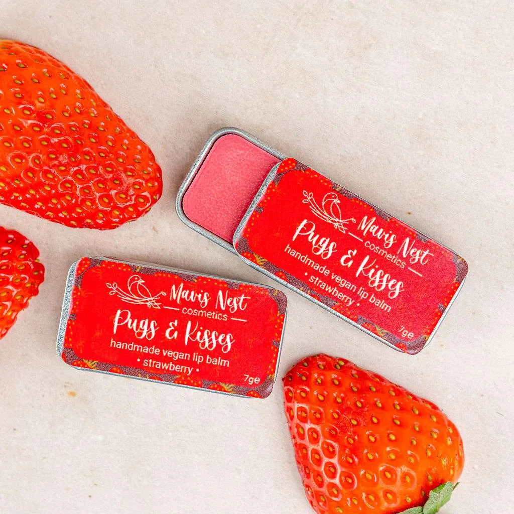 Pugs & Kisses - Strawberry Lip Balm