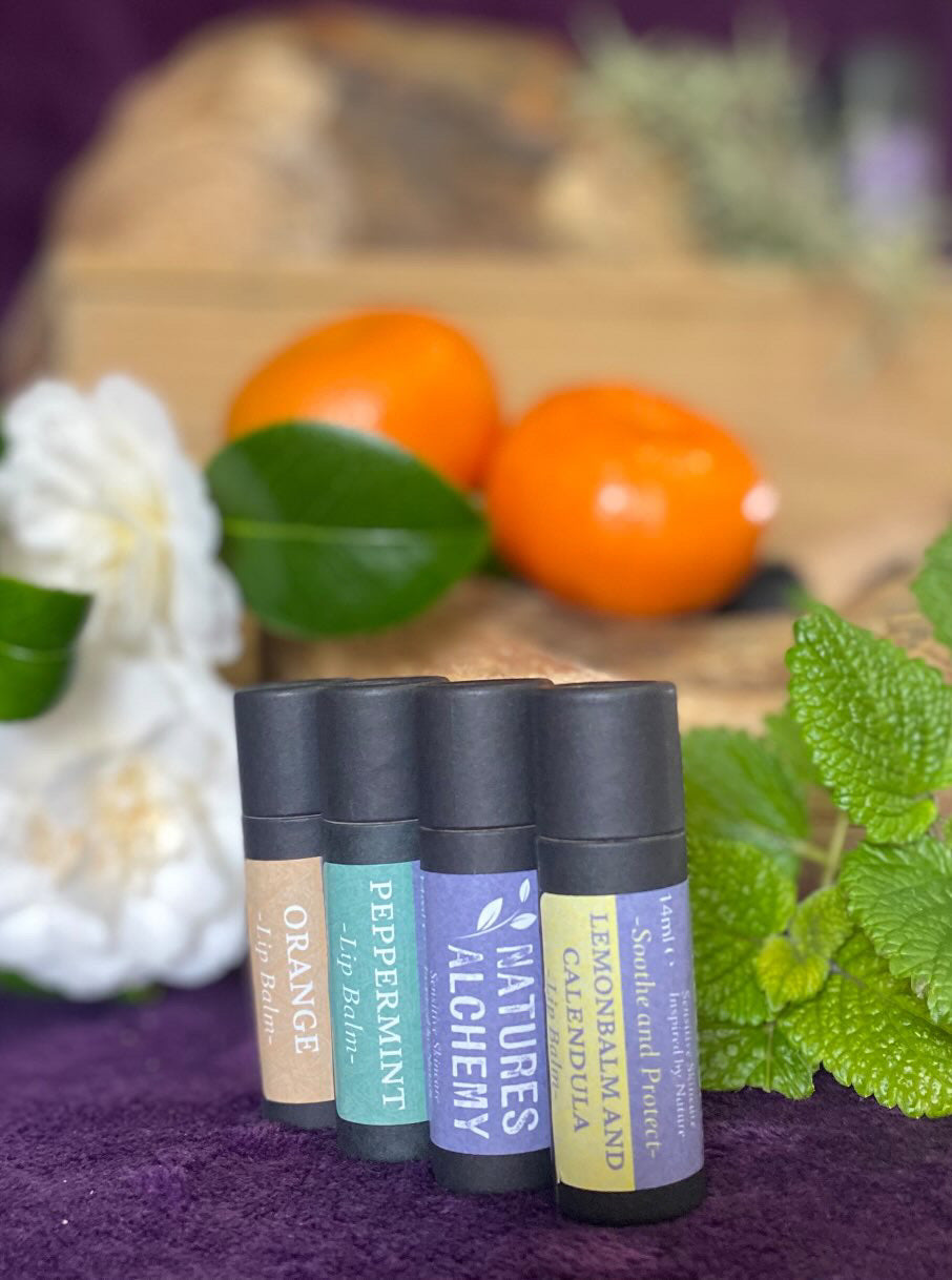 Lemon Balm & Calendula Natural Shine Lip Balm